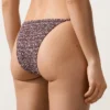 Bikinis-Slip mit mittlerer Bedeckung und Smok-Bindebändern Bikinis-Slip mit mittlerer Bedeckung und Smok-Bindebändern