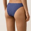 Bikinis-Slip mit mittlerer Bedeckung und U-Ausschnitt im Gingham-Muster Bikinis-Slip mit mittlerer Bedeckung und U-Ausschnitt im Gingham-Muster