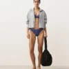 Bikinis-Slip mit mittlerer Bedeckung und U-Ausschnitt im Gingham-Muster Bikinis-Slip mit mittlerer Bedeckung und U-Ausschnitt im Gingham-Muster