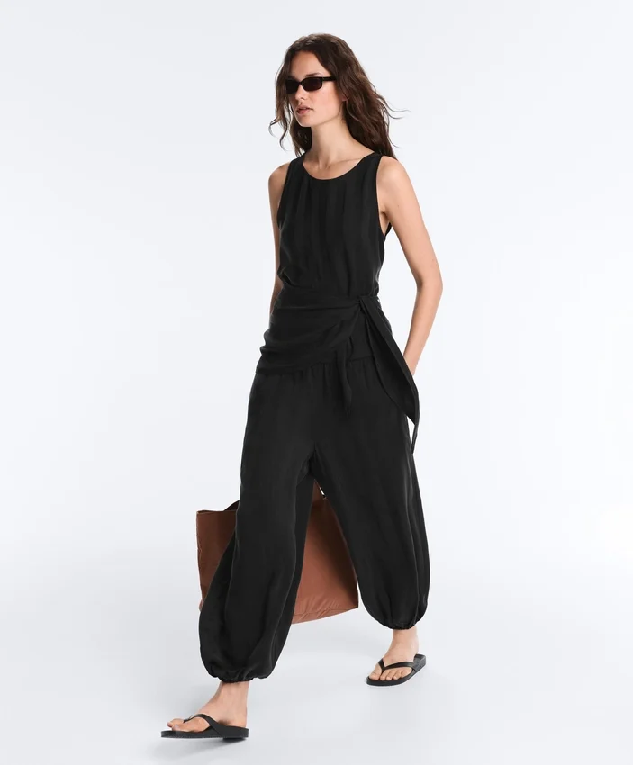 Bloomer-Hose aus 100 % Cupro Bloomer-Hose aus 100 % Cupro