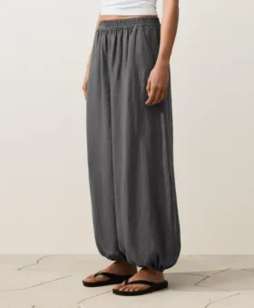 Bloomer-Hose aus 100 % Leinen