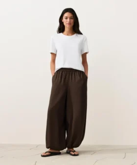 Bloomer-Hose aus 100 % Leinen