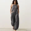 Bloomer-Hose aus 100 % Leinen Bloomer-Hose aus 100 % Leinen