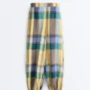 Bloomer-Hose aus 100 % Leinen