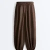 Bloomer-Hose aus 100 % Leinen