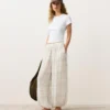 Bloomer-Hose aus Leinen- und Lyocell-Mischgewebe Bloomer-Hose aus Leinen- und Lyocell-Mischgewebe
