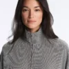 Bomberjacke aus Lyocell-Mischung mit Gingham-Muster Bomberjacke aus Lyocell-Mischung mit Gingham-Muster