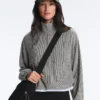 Bomberjacke aus Lyocell-Mischung mit Gingham-Muster Bomberjacke aus Lyocell-Mischung mit Gingham-Muster