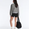 Bomberjacke aus Lyocell-Mischung mit Gingham-Muster Bomberjacke aus Lyocell-Mischung mit Gingham-Muster