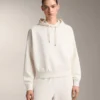 Boxy-Hoodie aus gebürstetem Modal Boxy-Hoodie aus gebürstetem Modal