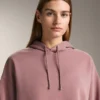 Boxy-Hoodie aus gebürstetem Modal Boxy-Hoodie aus gebürstetem Modal