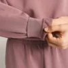 Boxy-Hoodie aus gebürstetem Modal Boxy-Hoodie aus gebürstetem Modal