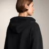 Boxy-Hoodie aus gebürstetem Modal Boxy-Hoodie aus gebürstetem Modal