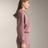 Boxy-Hoodie aus gebürstetem Modal Boxy-Hoodie aus gebürstetem Modal