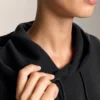 Boxy-Hoodie aus gebürstetem Modal Boxy-Hoodie aus gebürstetem Modal