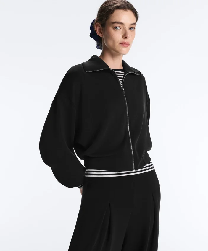Boxy-Jacke mit Soft Touch-Modal Boxy-Jacke mit Soft Touch-Modal