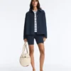 Taschenjacke aus Baumwollmischung