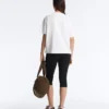 Boxy-T-Shirt aus Baumwollmischung mit kurzen Ärmeln Boxy-T-Shirt aus Baumwollmischung mit kurzen Ärmeln