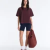 Shopper-Tasche mit Kontrastbesatz