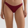 Brasilianische Bikinis mit U-Ausschnitt und Mini-Karomuster