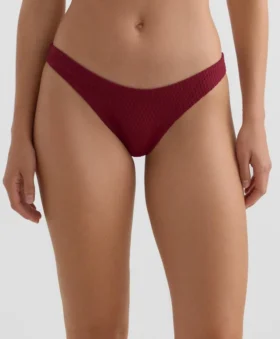 Brasilianische Bikinis mit U-Ausschnitt und Mini-Karomuster