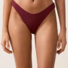 Brasilianische Bikinis mit U-Ausschnitt und Mini-Karomuster