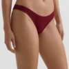 Brasilianische Bikinis mit U-Ausschnitt und Mini-Karomuster