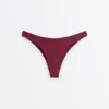 Brasilianische Bikinis mit U-Ausschnitt und Mini-Karomuster