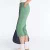 Capri-Hose aus Piqué mit Gürtelschlaufen aus Baumwolle Capri-Hose aus Piqué mit Gürtelschlaufen aus Baumwolle