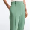 Capri-Hose aus Piqué mit Gürtelschlaufen aus Baumwolle Capri-Hose aus Piqué mit Gürtelschlaufen aus Baumwolle