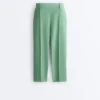 Capri-Hose aus Piqué mit Gürtelschlaufen aus Baumwolle Capri-Hose aus Piqué mit Gürtelschlaufen aus Baumwolle