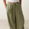 Cargo-Bloomer-Hose aus 100 % Leinen Cargo-Bloomer-Hose aus 100 % Leinen