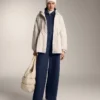 Cocoon-Hose mit Seitenfalte und gebürstetem Modal Cocoon-Hose mit Seitenfalte und gebürstetem Modal