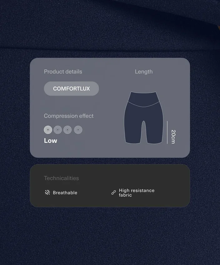 Comfortlux Biker-Leggings mit hoher Taille (20 cm) Comfortlux Biker-Leggings mit hoher Taille (20 cm)