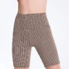 Comfortlux Biker-Leggings mit hoher Taille (20 cm) im Gingham-Muster Comfortlux Biker-Leggings mit hoher Taille (20 cm) im Gingham-Muster