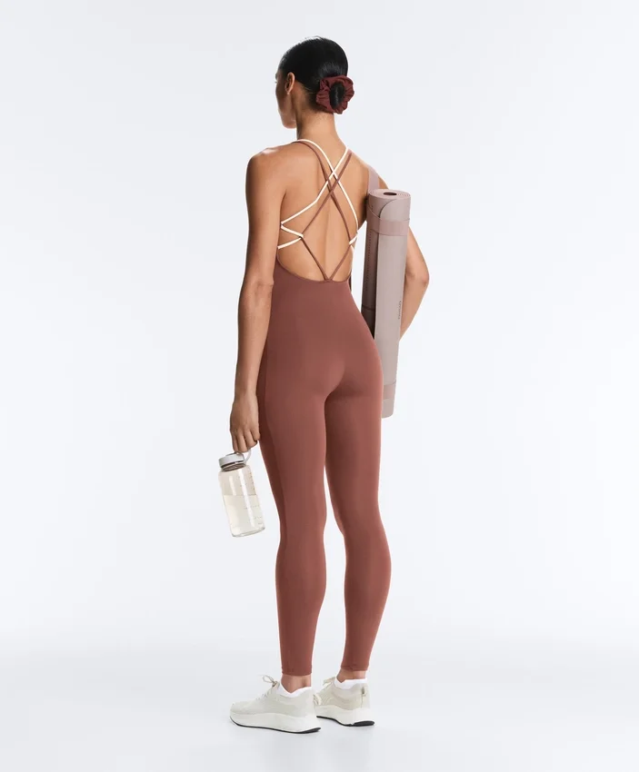 Comfortlux Block Long Jumpsuit Comfortlux Block Long Jumpsuit