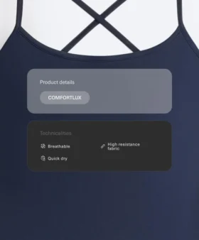 Comfortlux Capri-Jumpsuit mit gekreuzten Trägern am Rücken