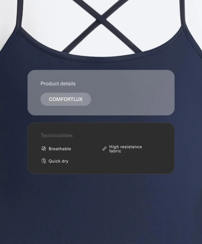 Comfortlux Capri-Jumpsuit mit gekreuzten Trägern am Rücken Comfortlux Capri-Jumpsuit mit gekreuzten Trägern am Rücken