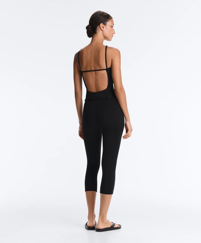 Comfortlux Capri-Jumpsuit mit Gürtel Comfortlux Capri-Jumpsuit mit Gürtel