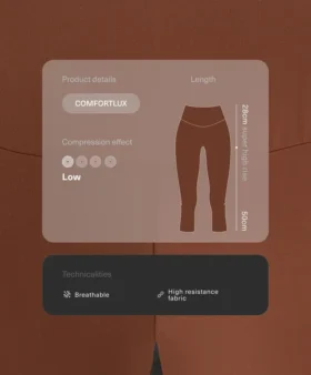 Comfortlux Capri-Leggings mit extra hoher Taille (50 cm)
