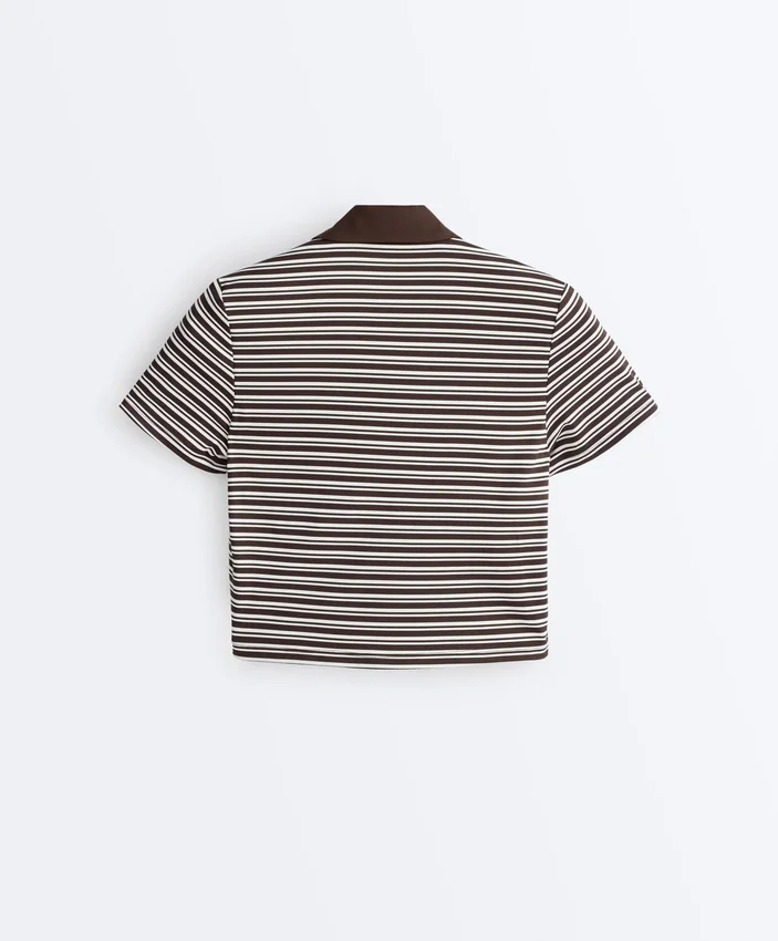 Comfortlux gestreiftes Kurzarm-Poloshirt Comfortlux gestreiftes Kurzarm-Poloshirt
