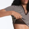 Comfortlux gestreiftes Kurzarm-Poloshirt Comfortlux gestreiftes Kurzarm-Poloshirt