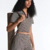Comfortlux gestreiftes Kurzarm-Poloshirt Comfortlux gestreiftes Kurzarm-Poloshirt