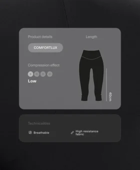 Comfortlux High-Rise 40 cm knielange Leggings