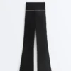 Comfortlux Hoch taillierte Schlaghose mit Schleife Comfortlux Hoch taillierte Schlaghose mit Schleife