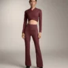 Comfortlux-Hose mit hohem Bund und ausgestelltem Bein Comfortlux-Hose mit hohem Bund und ausgestelltem Bein
