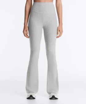 Comfortlux-Hose mit hoher Taille und ausgestelltem Bein
