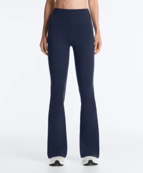 Comfortlux-Hose mit hoher Taille und ausgestelltem Bein