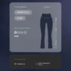 Comfortlux-Hose mit hoher Taille und ausgestelltem Bein Comfortlux-Hose mit hoher Taille und ausgestelltem Bein