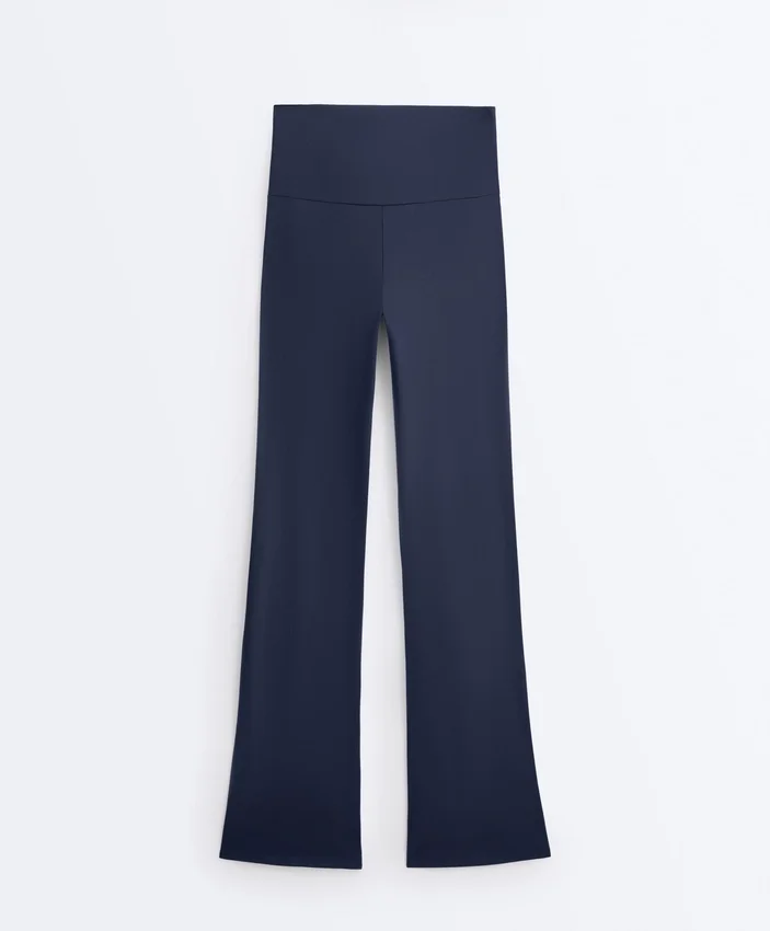 Comfortlux-Hose mit hoher Taille und ausgestelltem Bein Comfortlux-Hose mit hoher Taille und ausgestelltem Bein